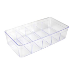 5-Division Plastic Organiser 30x16x7.5cm